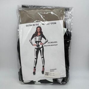 New Leg Avenue Glow in the Dark Skeleton Costume - Size M